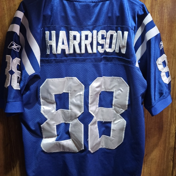 Authentic,Indianapolis Colts Marvin Harrison stitched NFL Reebok footall Jersey - Picture 2 of 6